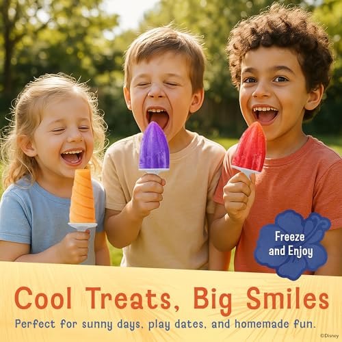 Image of Disney Stitch Silicone Popsicle Molds with Sticks, 6-Cavity, BPA-Free
