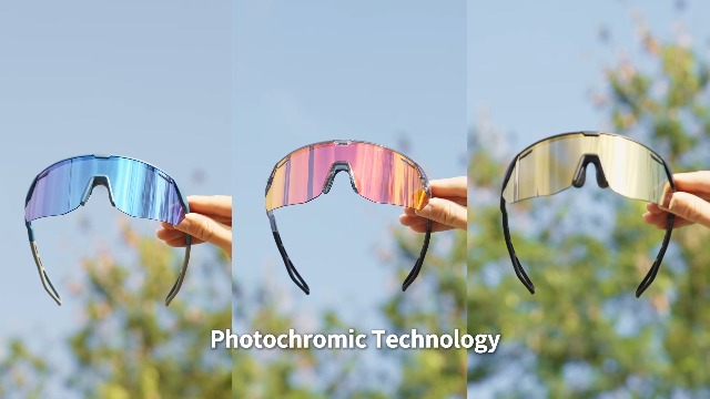 Lamicall Photochromic Sports Sunglasses for Men Women