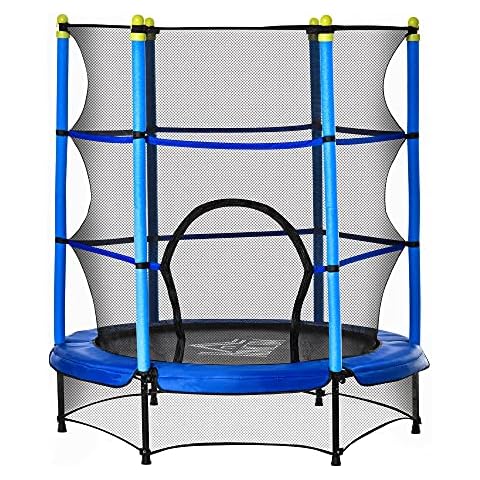 HOMCOM Trampolín para Niños con Red de Seguridad Cover