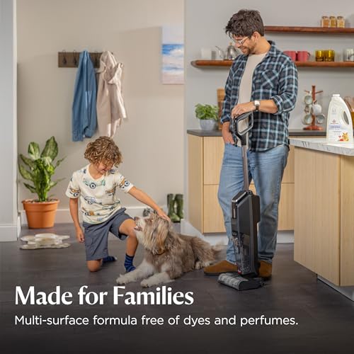 Bissell Multi‑Surface Free & Clear Floor Cleaning Solution, 64 oz – Fragrance‑Free Cleaner for Sealed Hard Floors & Area Rugs, Safe for Kids & Pets, Compatible with CrossWave & SpinWave Machines - image 3