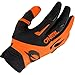 O'NEAL | Guanti Bike & Motocross | Bambini | MX MTB DH FR Downhill Freeride | Materiali durevoli e flessibili, palmo ventilato | Element Youth Glove | Nero Neon Orange | Taglia XS