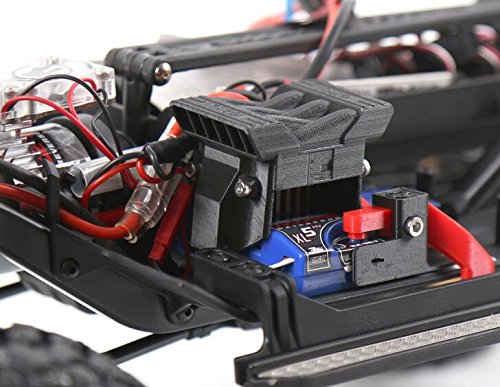 RCLions ESC Cooling Fan Heat Radiator for 1/10 Scale RC Car TRAXXAS TRX-4 TRX4 - Thumbnail 6