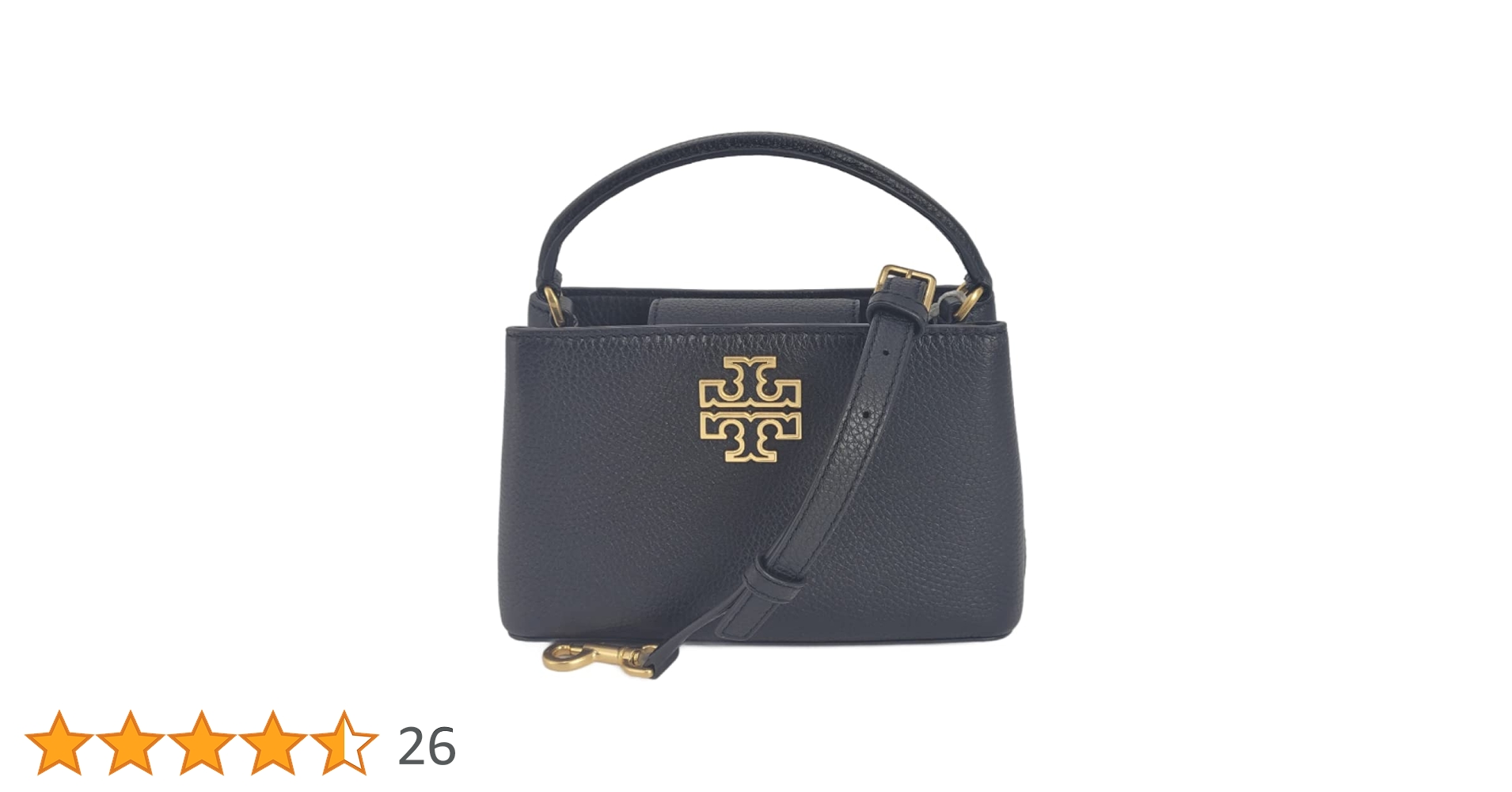 Amazon | Tory Burch 145357 Britten Black With Gold Hardware レザー