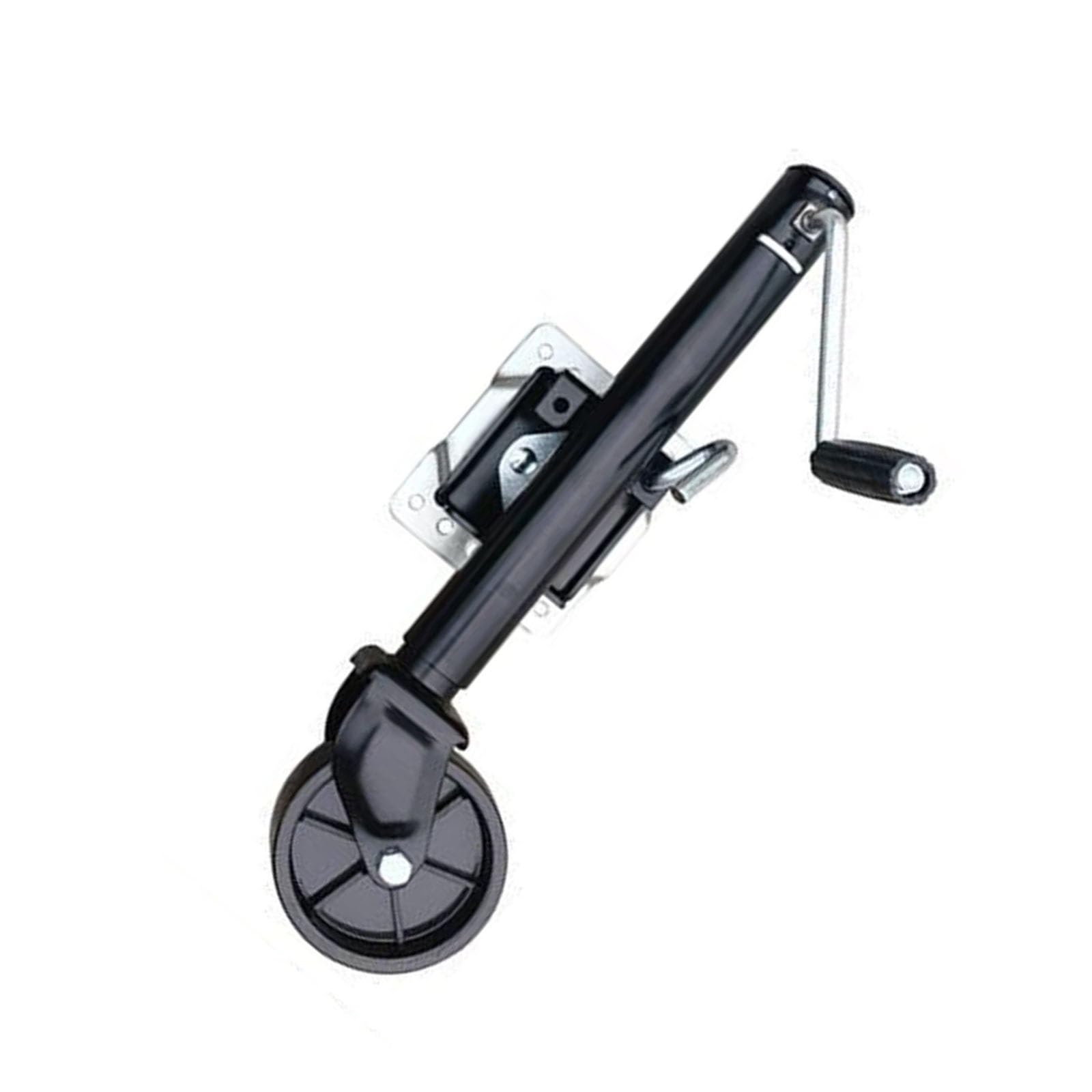 Wytrzymały, Obrotowy Podnośnik Przyczepy Do Łodzi – Podnośnik Do Przyczepy Z Kołem, Obrotowy, Składany Podnośnik Przyczepy, Koła Przyczepy 15 Cm, Udźwig 25 Cm,Silver-6in wheel/1200lb