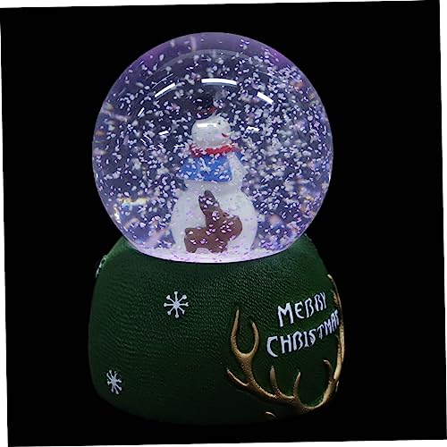 Bola de cristal musical Uonlytech con luces decorativas para Navidad 2