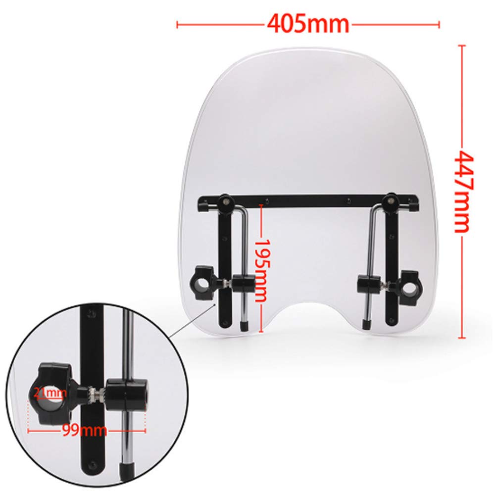 Amazon | YUANYE オートバイ風防 ホンダ マグナシャドウソウル