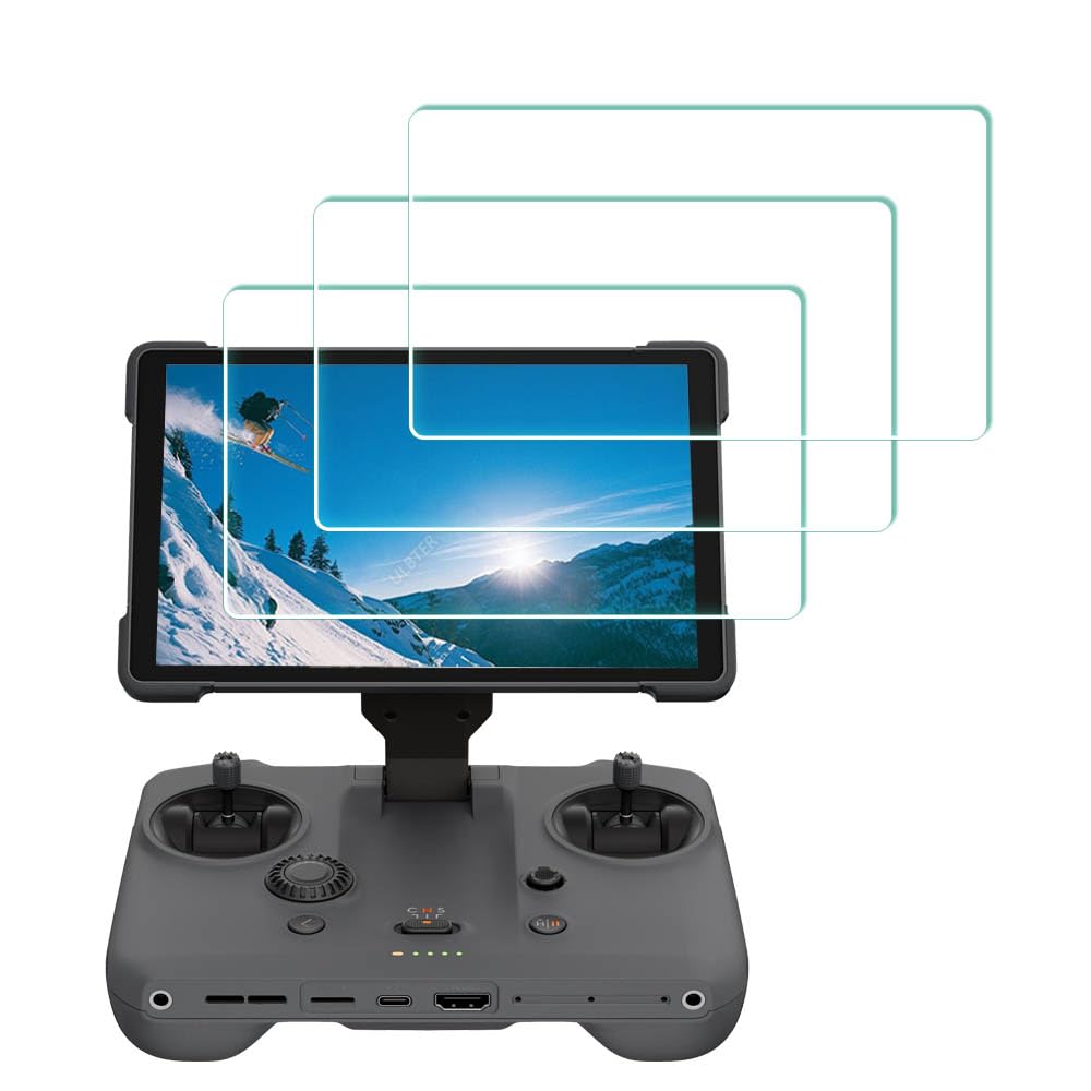 Protecteurs D'écran Verre Trempé Pour Télécommande DJI RC Pro 2 - Mavic 4 Pro - Lot De 3, Anti-rayures 9H