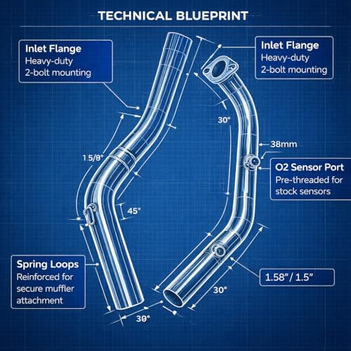 FATHER AUTO Bike Bend Pipe for R15-MT15 V3 - Image 4