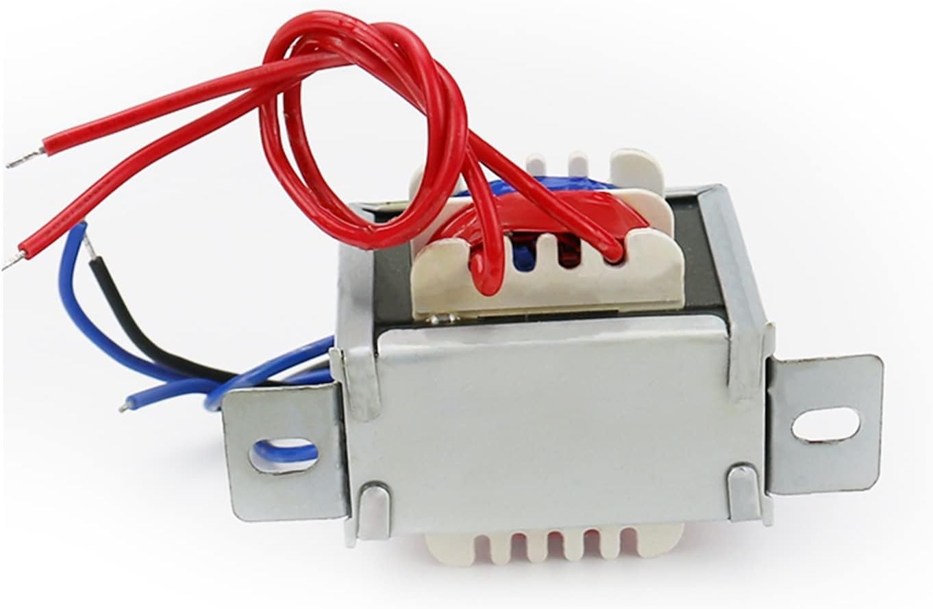 MeLphi Audio Transformer Power Supply Audio Transformer 10W/VA Double/Single Input 220V AC 6V 9V 12V 15V 24V Power Supply (Color : 220V Double, Size : 15V)