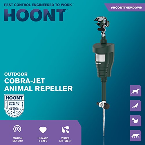 Hoont H935VNDR Cat Repellent- Squirrel Deterrent- Motion Activated Sprinkler- Outdoor- Deer Repellent-Cat Deterrent-Skunk Repellent-Dog Repellent thumb #6