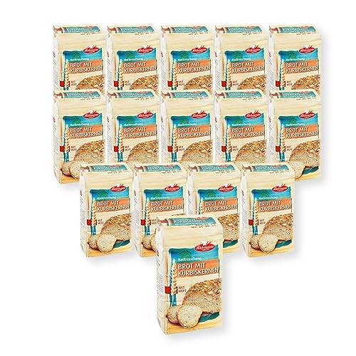 BIELMEIER 7,5 KG KÜCHENMEISTER Brotbackmischung Kürbiskernbrot a 0,5 KG Frießinger Mühle