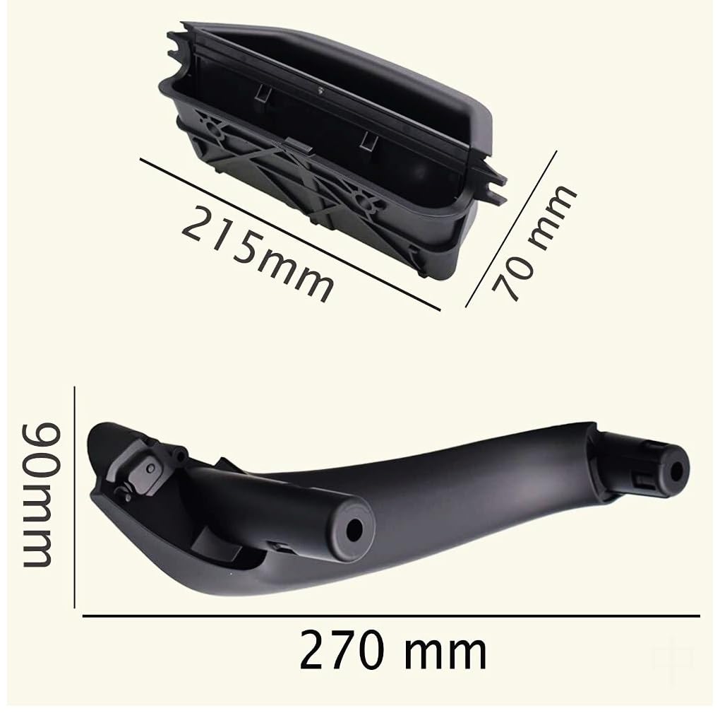 Copertura Maniglia Interna Portiera Maniglia interna porta anteriore sinistra Per BMW X3 X4 F25 F26 2010-2017 (guida a, guida a destra)