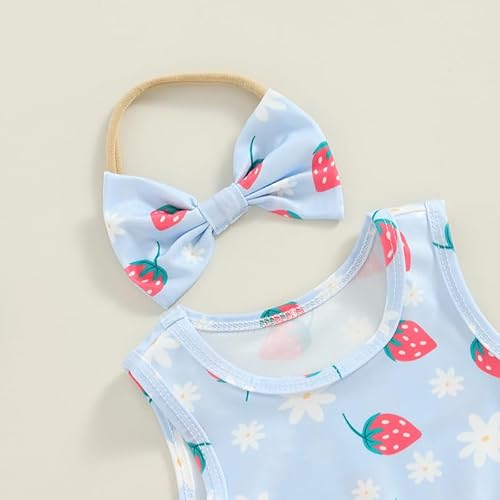 Lucikamy ASDF-ASQTIXCTNGD-QA4 Toddler Baby Girl Two Piece Swimsuit Bikini Set Sleeveless Floral Print Tankini Bathing Suit Beach Swimwear thumb #3
