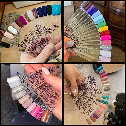 2 conjuntos de 100 pontas para arte de unhas transparentes, palitos de palito, palitos para prática