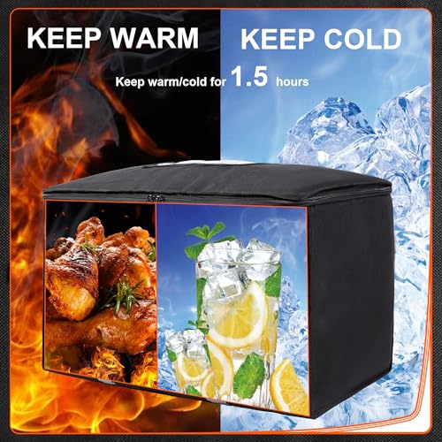 Himal Outdoors Insulated Food Delivery Bag XXXL-23Wx15Hx14D inches Premium Insulated Grocery Bag for HOT/COLD Food Delivery, Fit for Uber Eats, Doordash, Commercial Catering Transportation by Himal Outdoors - Image 4