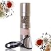 Pepper And Salt grinder - Two-in-One With Ceramic Grinders, Stainless Steel and Acrylic by KITCHEN STAR. FREE GIFT KITCHEN: Vegetable Peeler And Recipe eBook & Guide