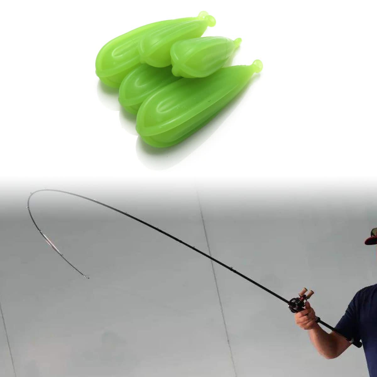 Amazon.co.jp: DGHAOP 5イン1 釣り練習用キャスティングプラグ