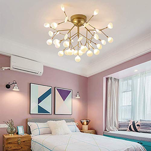 Chandelier Creative Firefly G4 à branches suspendues pour plafond