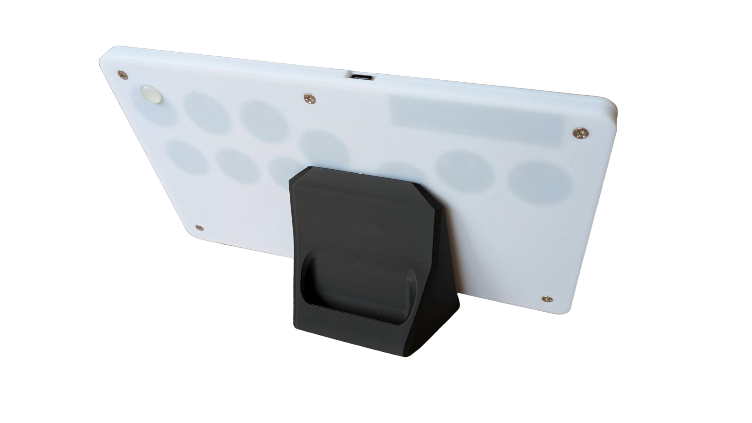 w1spArcade w1spBox Classic Kontroler Leverless do Bijatyk, Ręcznie Robiony Arcade Stick All-Button do Gier na PC i Konsole