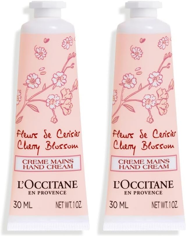 Image of L'Occitane Cherry Blossom Hand Cream, 30ml (Pack of 2)
