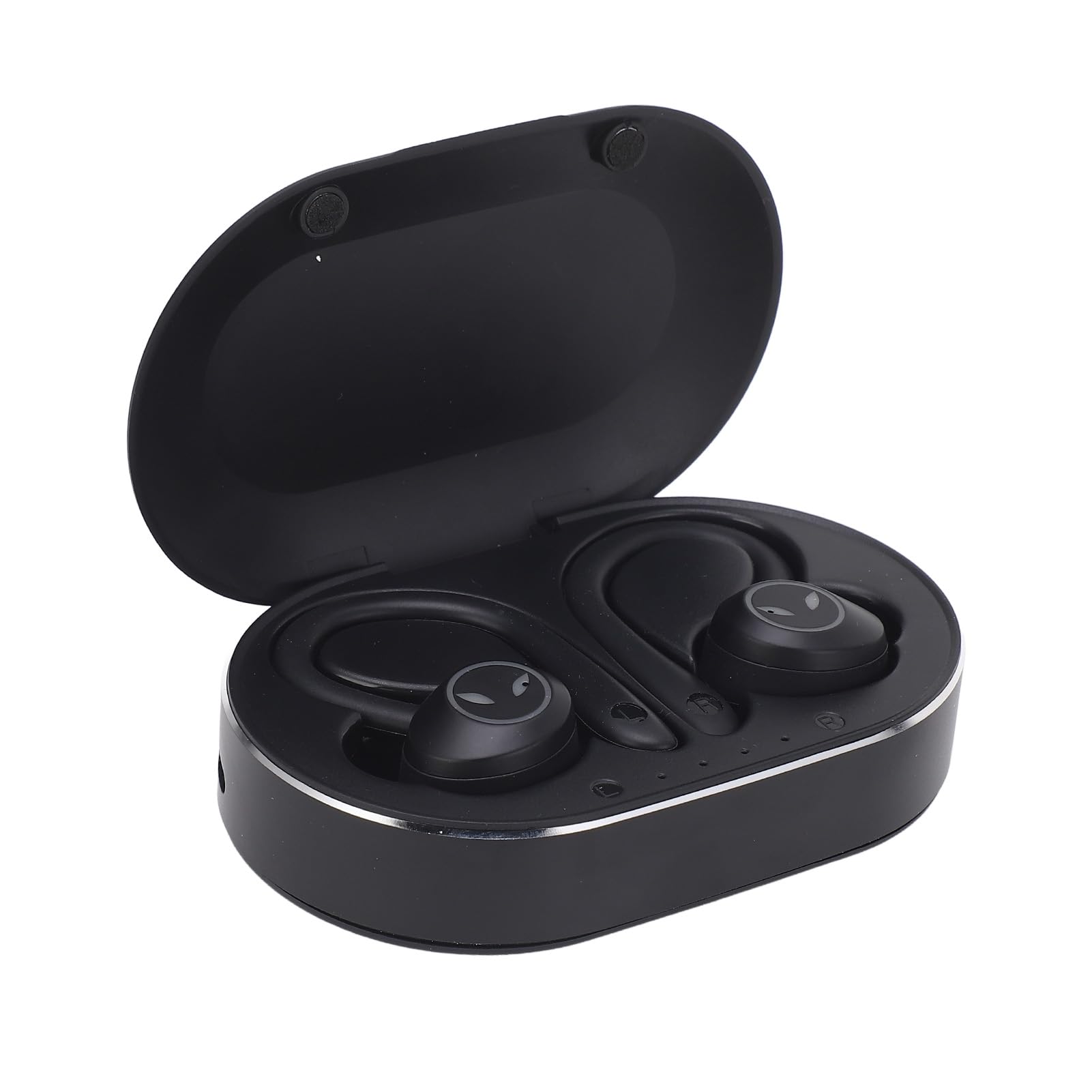 Auricolari Bluetooth Q25 PRO: Auricolari Wireless Stereo Impermeabili con Cancellazione del Rumore, Adatti per Sport e Viaggi, Supportano il Design del Gancio per l'orecchio, 120 Ore in