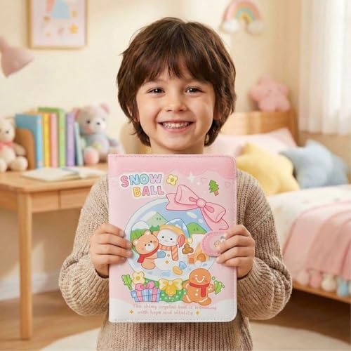 Image of FunBlast Diary for Girls - Christmas Kawaii Diary for Kids, Journal Diaries for Girls, Notepad for Students Stationary Items, Birthday Gifts (98 Sheets) (Pink)