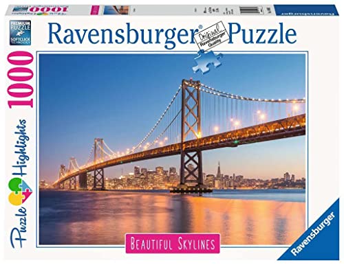 Ravensburger Puzzle 1000 Pièces San Francisco Highlights 4005556140831 - Puzzle Adulte