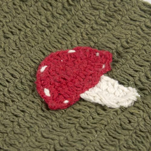 Primitives by Kathy Bag and Strap Feature a Crochet Style for a Unique Handmade Appearance, Dark Green, red, White4