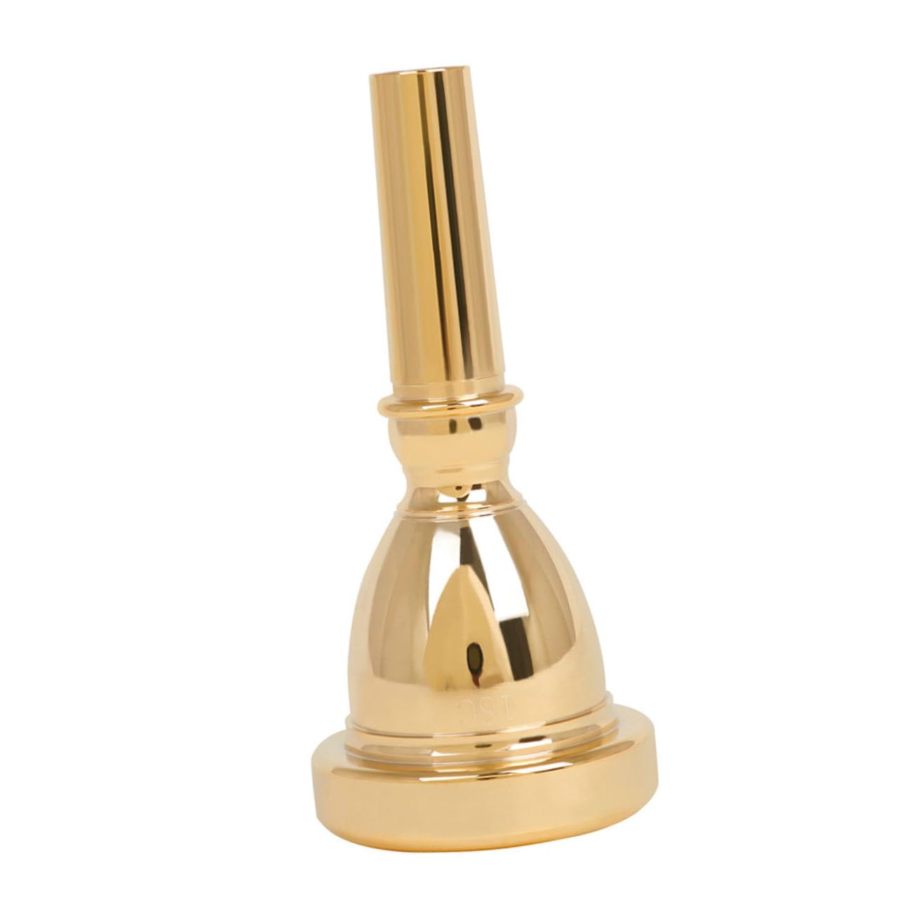 FUNOMOCYA Electroplated 14mm Tuba Mouthpiece Silver Plated Brass Tuba Part for Instrument