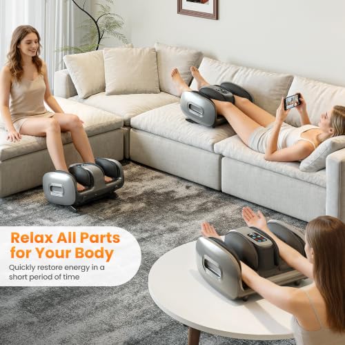 Image of Foot Massager with Heat & Cold for Feet, Leg and Arm, Gift for Men & Women