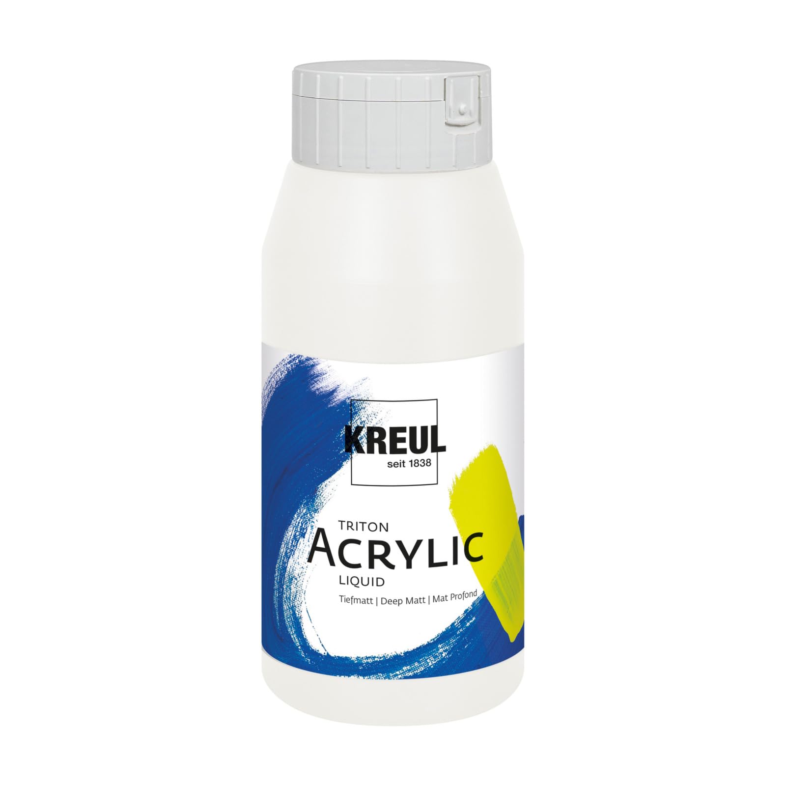KREUL KREUL-35604-17999 liquides acryliques Triton, peintures 6 x 750, mélange néon, lot harmonisé de artistiques de Haute qualité, Lumineuses et Riches en Couleurs, Acrylic, Multicolour, 6x 750 ml