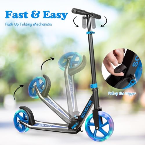 GYMAX Aluminum Kick Scooter
