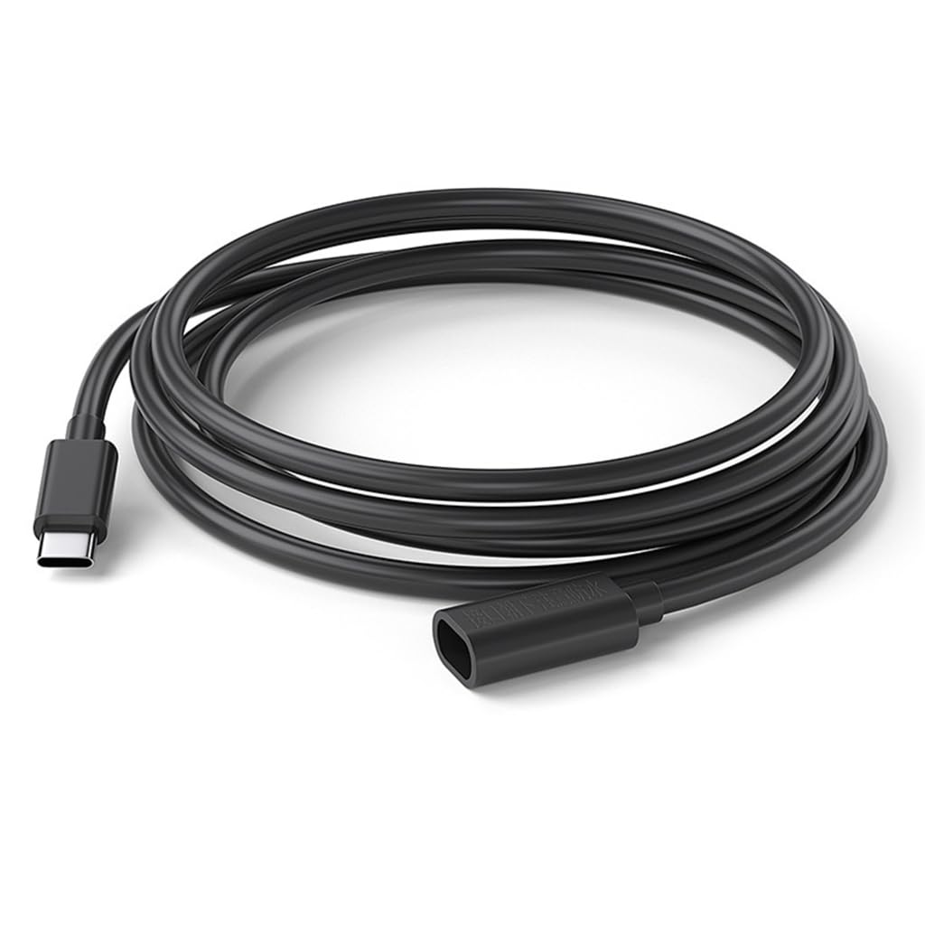 Elnwnnkc Universally Type C Power Extension Cable for Monitor Solar Cameras Various Digital Devices USBC to Type C Power