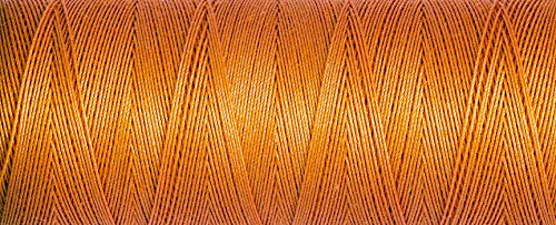 Hilo de algodón natural Gütermann 100m Naranja miniatura 1