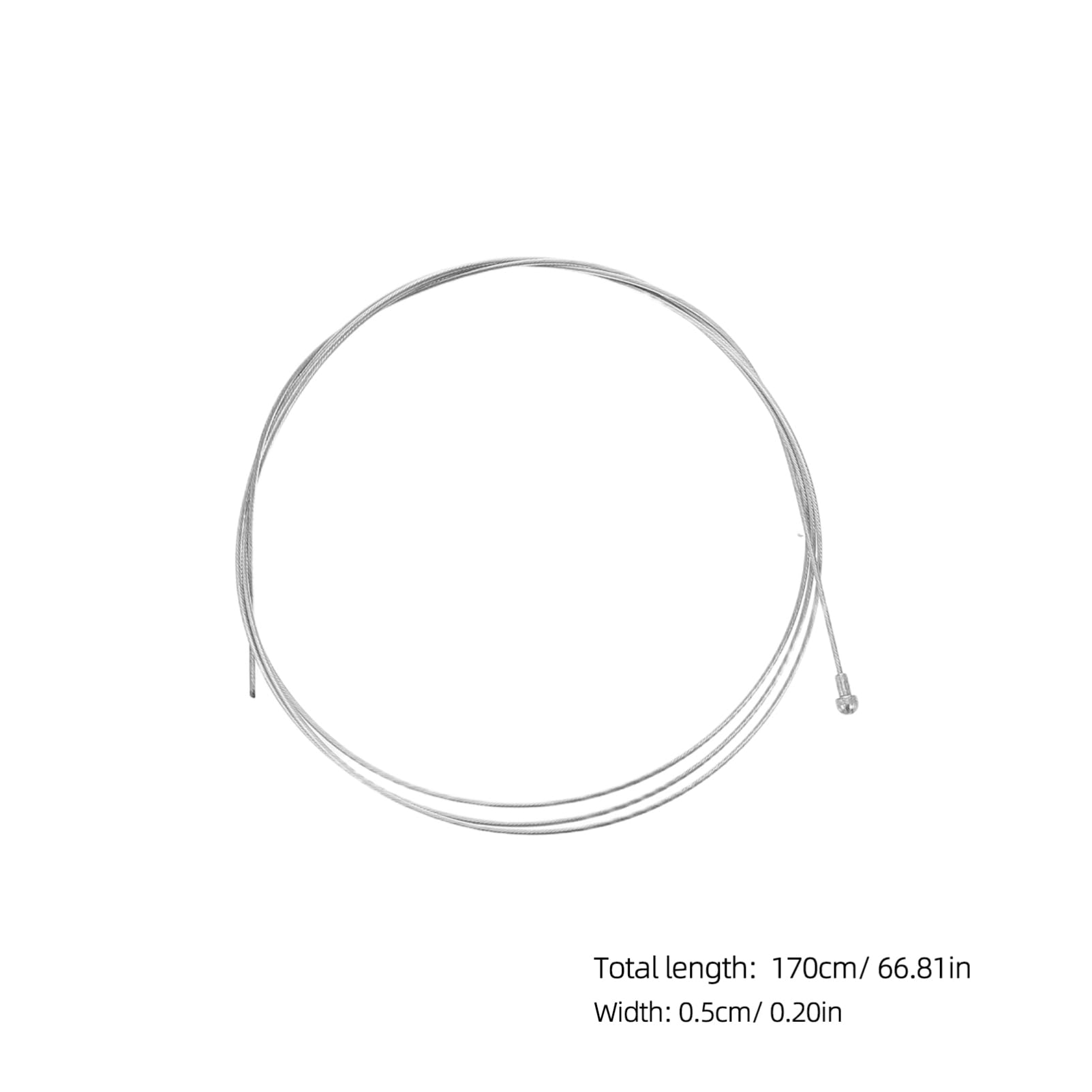 VICASKY 2pcs Bicycle Derailleur Cable Bicycle Gear Shifting Wire Brakes Wire Bicycle Brake Control Cable Brake Cables for Bicycles Brake Line Cable Bike Brakecable Silver Stainless Steel