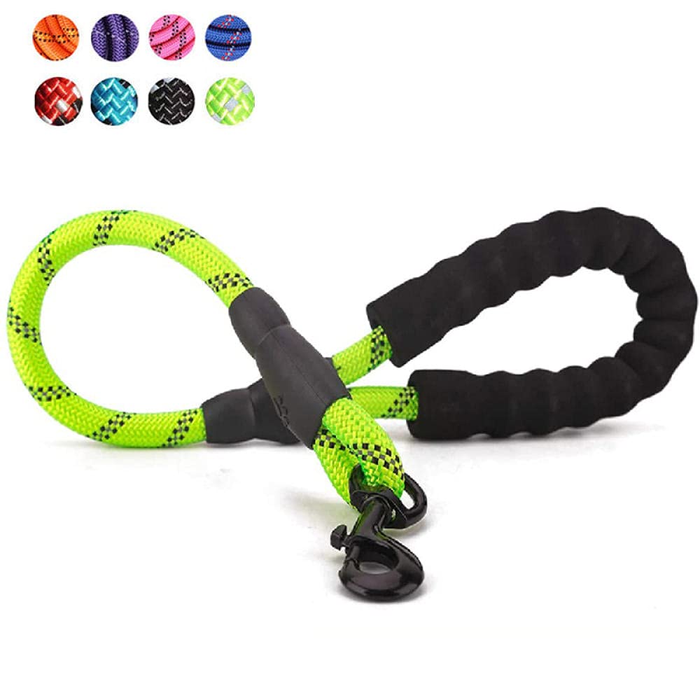 Correa Corta for Perros, roja, de 60 cm, Resistente, Reflectante, for Escalada en montaña.,Correa de tracción para Perros
