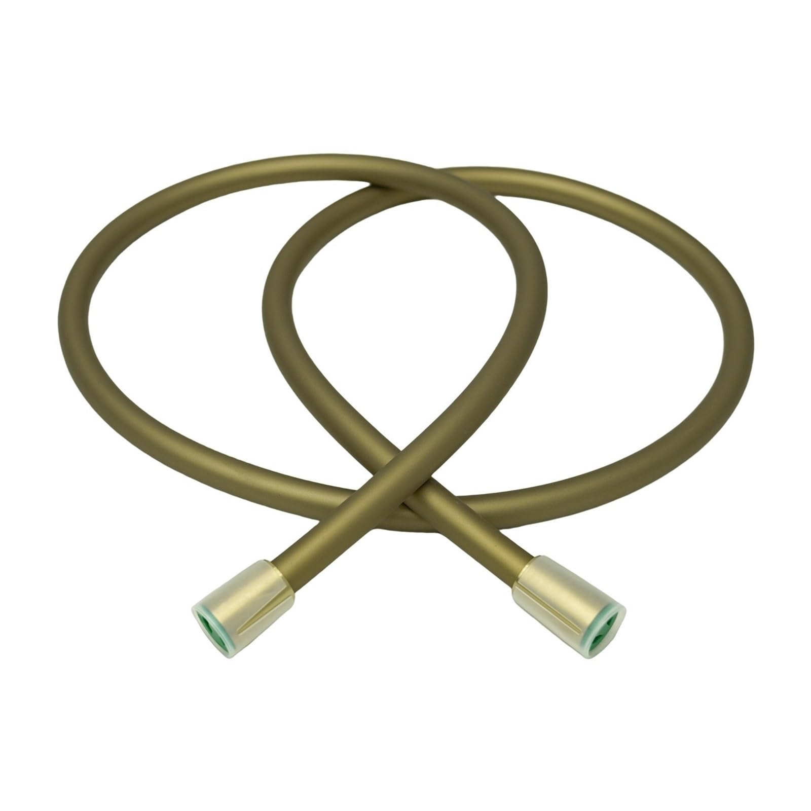 1.5m Silicone Handheld Shower Head Shower Hose NSF CUPC Certified Super Flexible Anti-Twist Plumbing Pipe(Gold-1.5M)