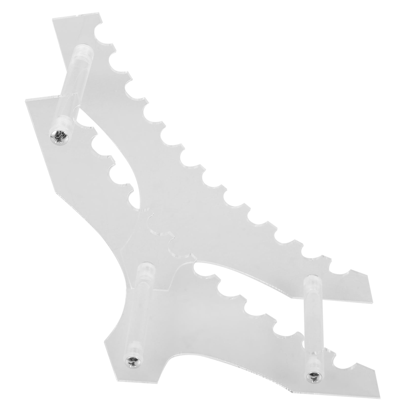 3pezzi Porta Penne Da Scrivania Acrilico Organizzatore Per Cancelleria Con Design Compatto e Resistente Soluzione Versatile Per Ufficio e Studio