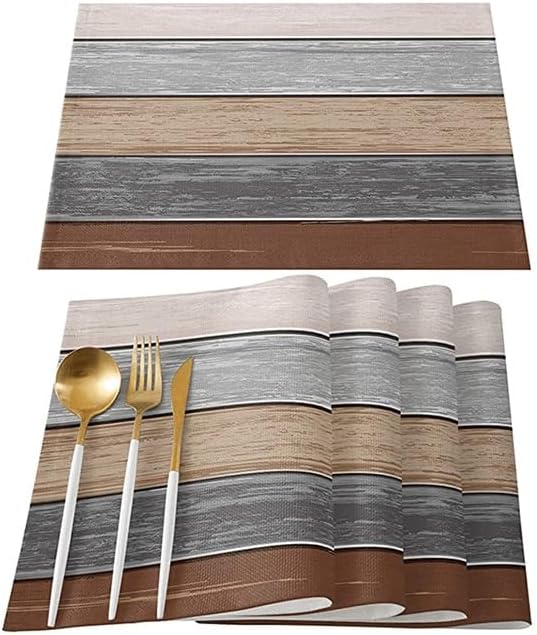 Nordic Retro Cloth Placemat Cafe Restaurant Layout Western Washable Non-Slip Mat Home Table