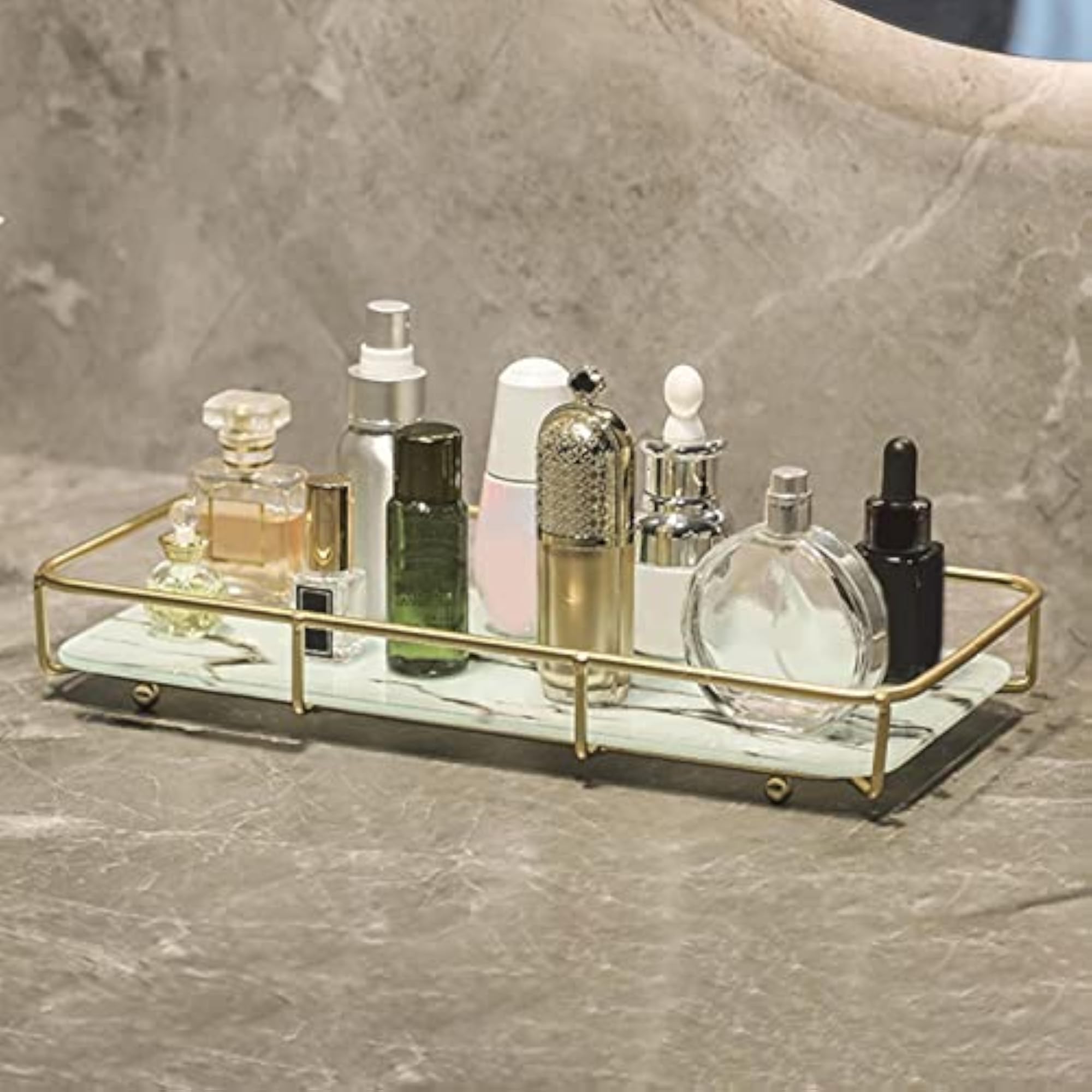 Black Stripes Storage Tray for Jewelry Display
