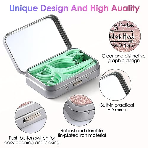 Image of Portable Floss Case - Easy to store, perfect for travel, hotel, dinner, appointment, Inspirational Quotes Roses, 1 Foot (Pack of 1)