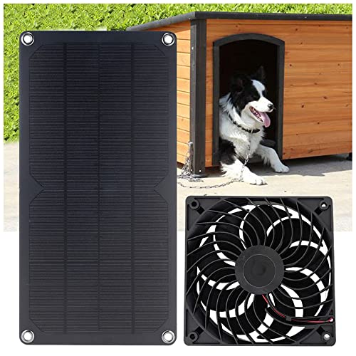 Ventilador de escape de panel solar mini extractor para refrigeración de invernaderos 2