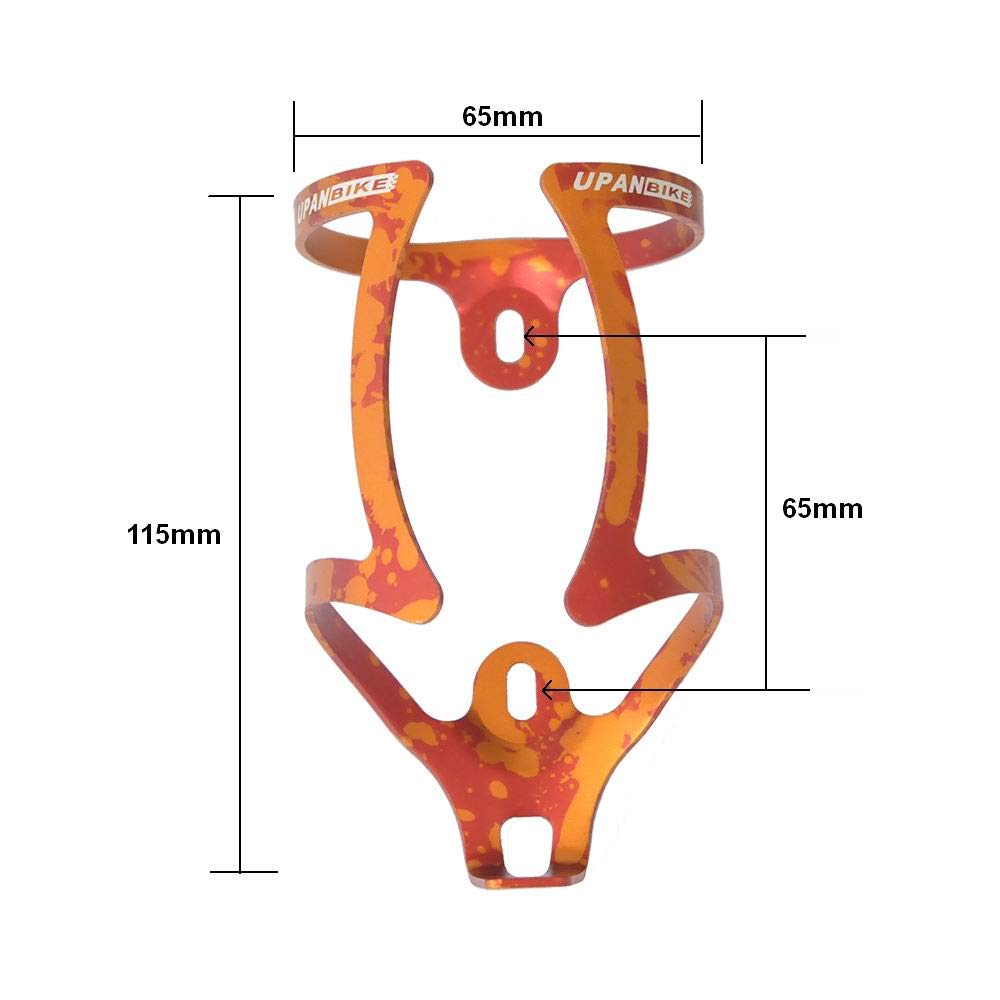 UPANBIKE Aluminum Alloy Bottle Cage for MTB Road Bike Camouflage Red - Image 3