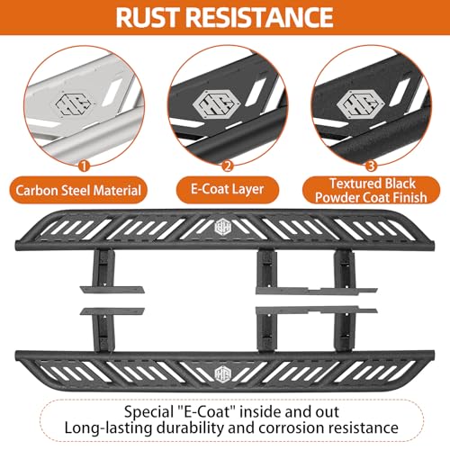 Estribos laterales Hooke Road para Lexus GX470 2003-2009 miniatura 6