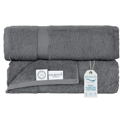 SALBAKOS Luxury Organic Turkish Cotton Bath Sheets Cover