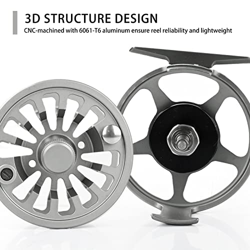 Fly Reel Large Arbor with CNC-machined Aluminum Alloy Body 3/4, 5/6, 7/8, 9/10 Weights - Image 5