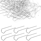 ITROLLE Floral U-Pins 100PCS 1.7 Inch U-Shape Floral Fern Pins Plant Greening Pin for Straw Wreaths,...