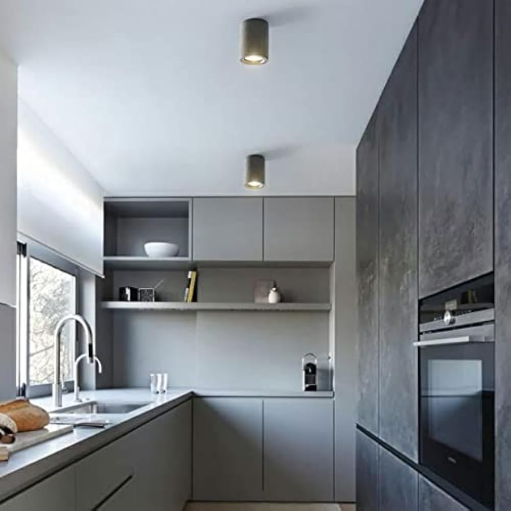 Faretti da soffitto a LED da 3 W, faretti cilindrici da soffitto per Interni, per corridoio, corridoio, Galleria, Cucina, Soggiorno, Camera da Letto (3000 K)