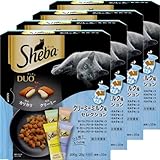 シーバ デュオ キャットフード クリーミーミルク味セレクション 成猫用 200g×4個(まとめ買い)