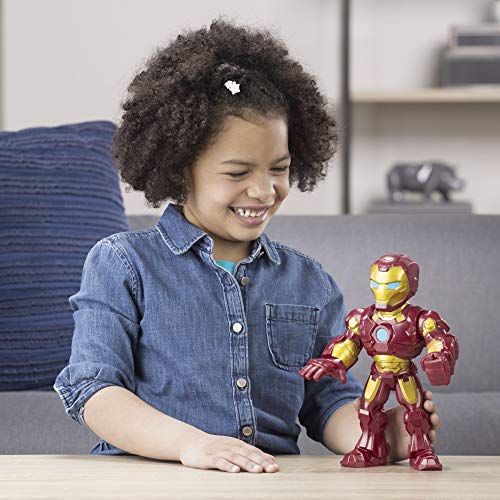25 cm große Playskool Heroes Marvel Super Hero Adventures Mega Mighties Iron Man Figur zum Sammeln – Bild 5